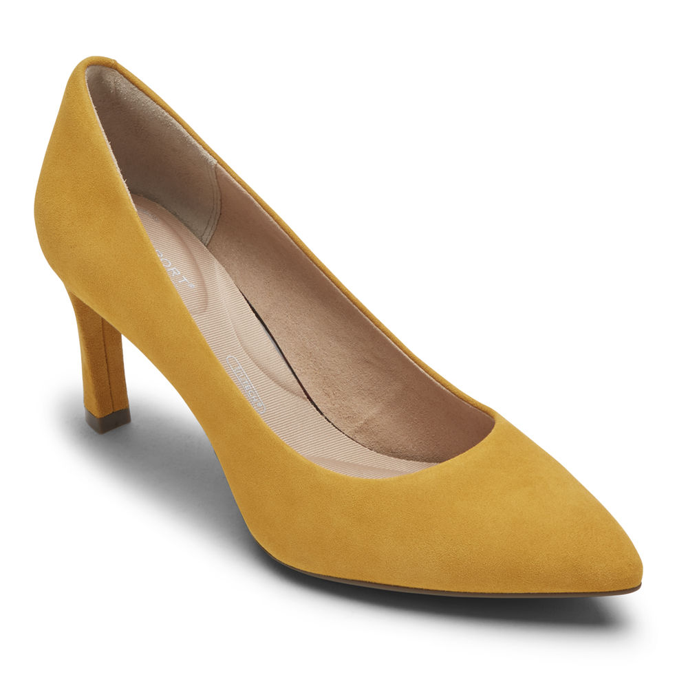 Rockport Womens Total Motion Sheehan - Heels Yellow - FHY578109